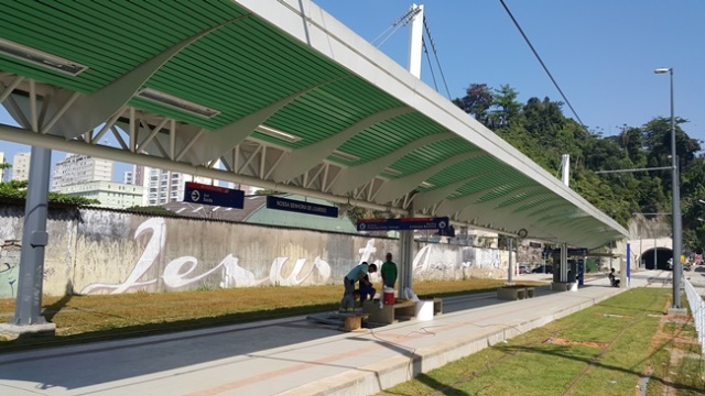 Estação Nossa Senhora de Lourdes VLT Santos/ São Vicente